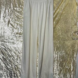 ✨ Bebop Cream Linen Pants – Size M ✨